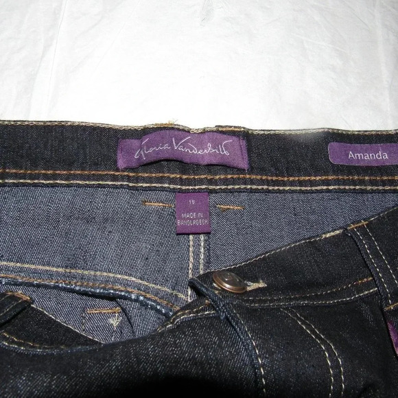 NWT GLORIA VANDERBILT Amanda High Waist Jeans 18 - Picture 5 of 5
